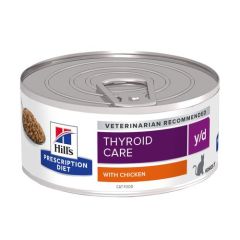 Hill's Prescription Diet y/d Thyroid Care kattenvoer nat 24x156g blik