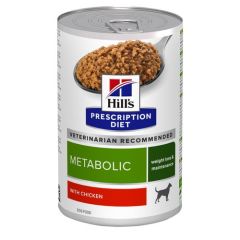 Hill's Prescription Diet Metabolic Weight Management hondenvoer nat met Kip 12x370g blik