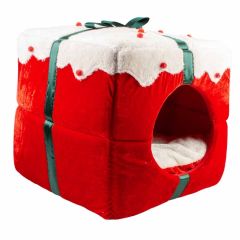 Duvo Plus Xmas cosy huis rood kat