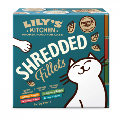 Lily's Kitchen Shredded Fillets Multipack kattenvoer nat 8x70 gram