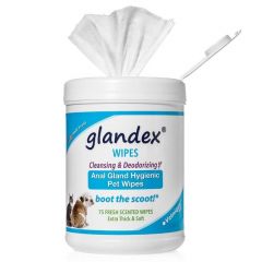 Glandex wipes 75st