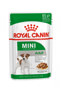 Royal Canin Mini Adult natvoer hondenvoer zakjes 12x85g