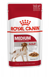 Royal Canin Medium Adult natvoer hondenvoer zakjes 10x140g