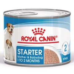 Royal Canin starter mother & babydog natvoer hond en puppy blik 195gr