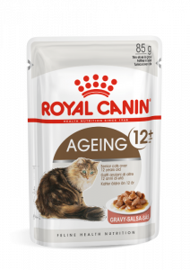 Royal Canin Ageing 12+ in Gravy (saus) natvoer kattenvoer zakjes 12x85g
