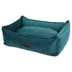 Wooff Hondenmand Cocoon Velours Petrol