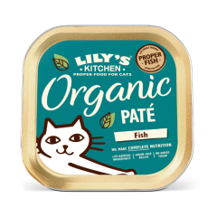 Lily's Kitchen Organic Paté met Vis natvoer kat 19 x 85 gram