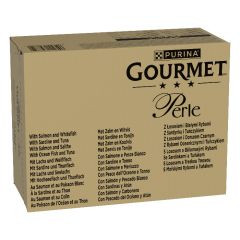 Gourmet Perle Duo met Sardine en Tonijn en met Zeevis en Tonijn 96 x 85 gram