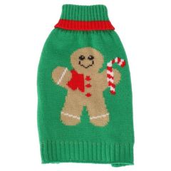 Adori Kersttrui Groen hond