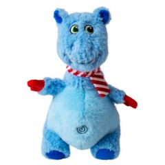 Kong Holiday Kerst Knots Belly Hippo Blauw hondenspeelgoed