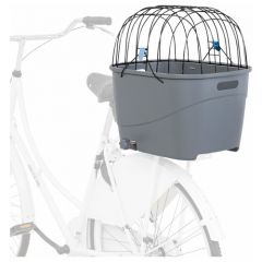 Trixie fietsmand Voor Bagagedrager Grijs 36x47x46 cm