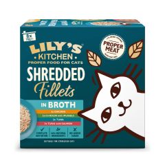 Lily's Kitchen Shredded Fillets kattenvoer nat 8x70 gram