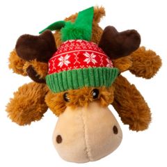Kong Holiday Kerst Cozie Reindeer Bruin M hondenspeelgoed