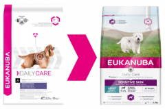 Eukanuba Daily Care Sensitive Skin nieuwe verpakking