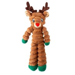 Kong Holiday Kerst Shakers Crumples Reindeer Bruin XL hondenspeelgoed