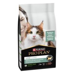 Purina Pro Plan liveclear sterilised zalm kat 1,4kg