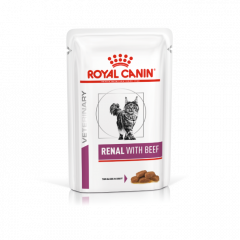Royal Canin renal kattenvoer rund 12x85gr natvoer
