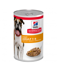 Hill's Science Plan Adult Light Hond natvoer 12x370gr