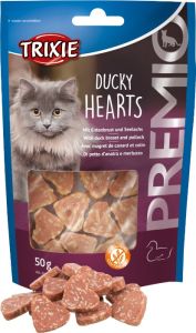 Trixie Premio Ducky Hearts kattensnacks 50 gram