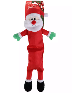 All For Paws Long Body Kerstman hondenspeelgoed