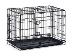 Beeztees Hondenbench 2-Deurs Zwart M 81x55,5x61,5 cm