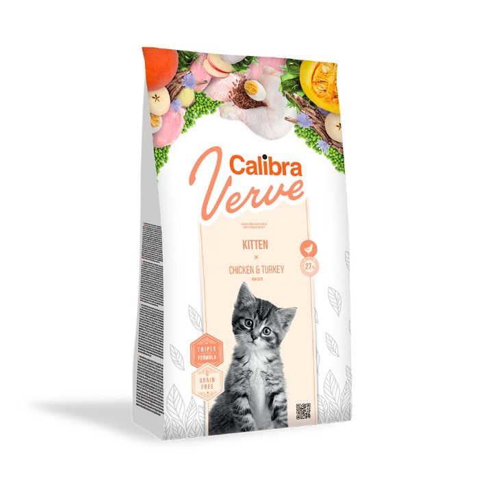 Calibra Verve Grain Free - Kitten - Chicken & Turkey 3,5g