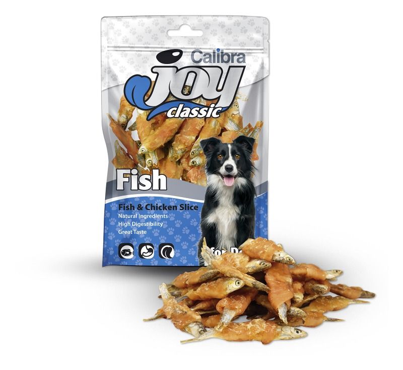 Calibra Joy Classic Dog - Fish & Chicken Slice 80 gram