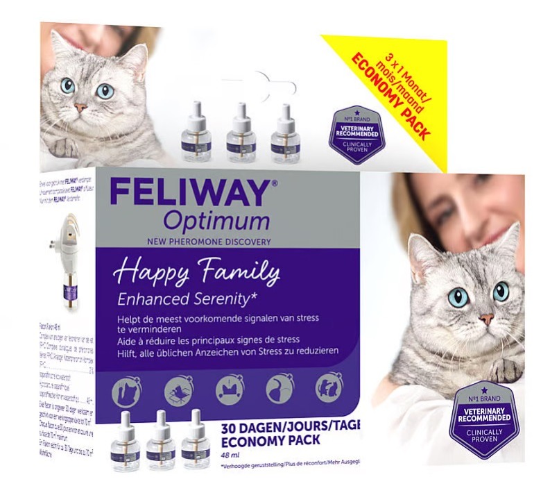 Feliway Optimum Navulling 3 x 48 ml (flacon)