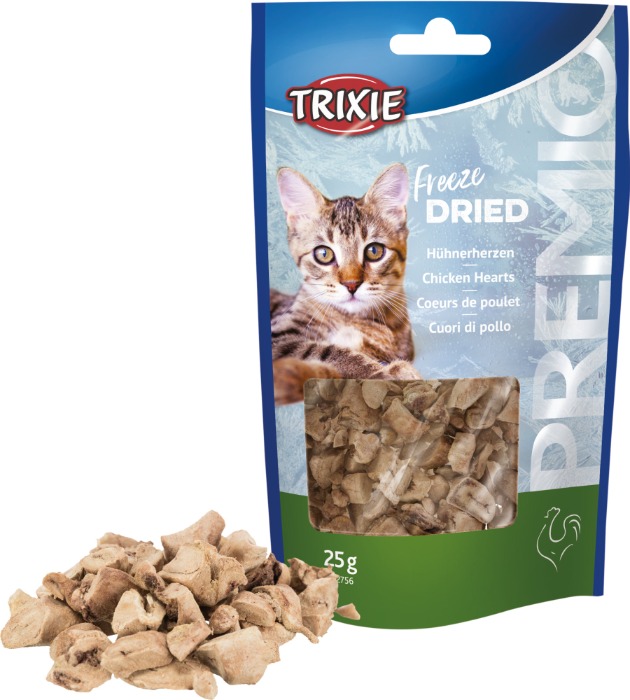 Trixie Freeze Dried Kippenharten kattensnacks