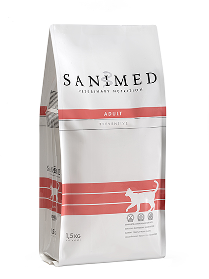 Sanimed Adult droogvoer kat 1,5 kilo