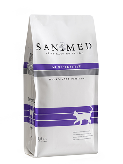 Sanimed Skin/Sensitive droogvoer kat 1,5 kilo